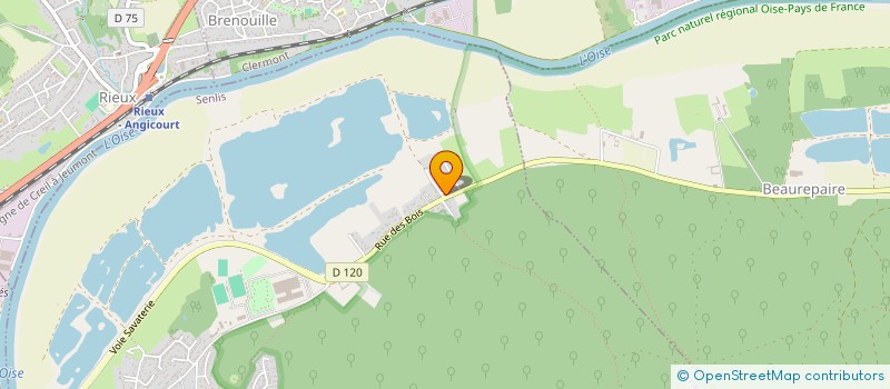 localisation de l'entreprise BK SERVICES  VERNEUIL-EN-HALATTE