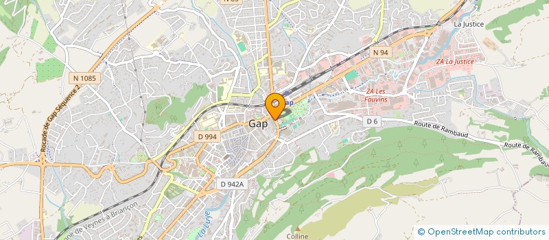 localisation de l'entreprise BK SISTERON  GAP