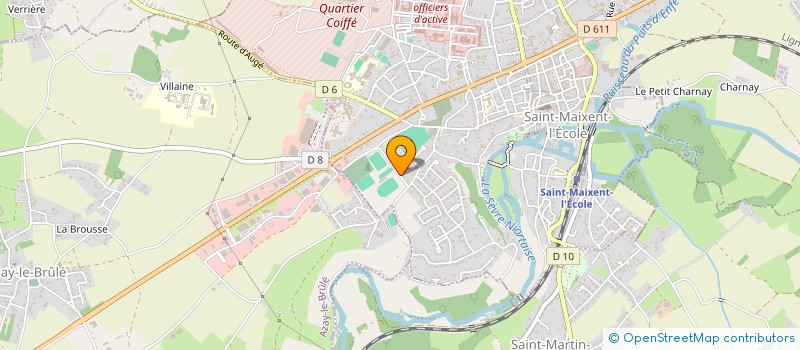 localisation de l'entreprise BK ST MAIX  SAINT-MAIXENT-L'ECOLE