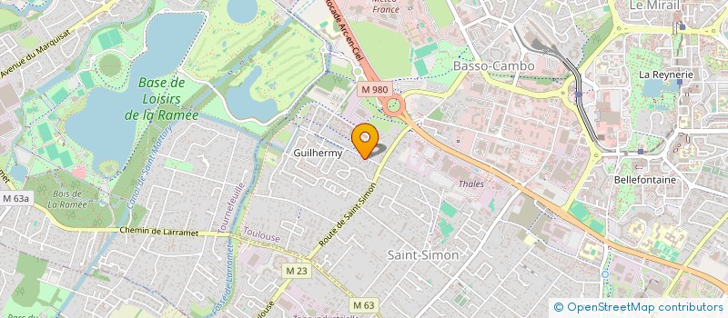 localisation de l'entreprise BK TAXI OCCITANIE à TOULOUSE