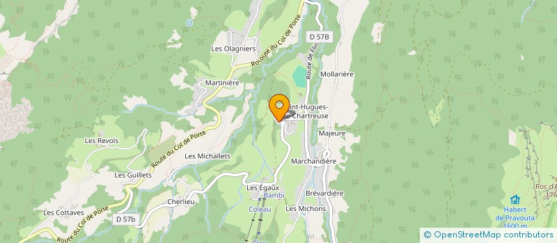 localisation de l'entreprise BK TEAM  SAINT-PIERRE-DE-CHARTREUSE