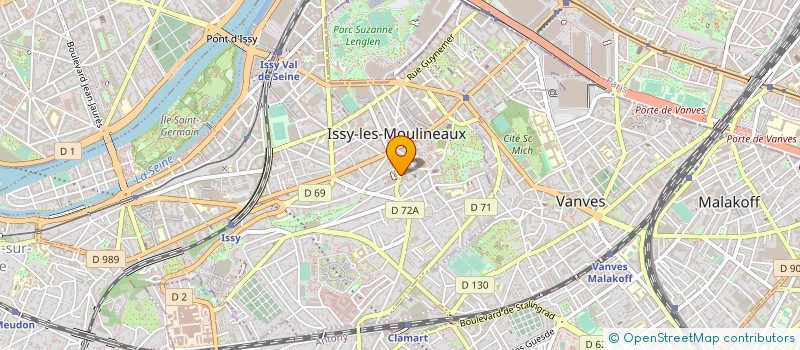 localisation de l'entreprise BK TELECOM à ISSY-LES-MOULINEAUX