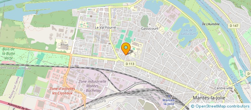 localisation de l'entreprise BK TEXTILE  MANTES-LA-JOLIE