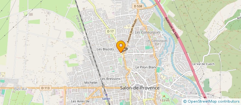 localisation de l'entreprise BK TP VF à SALON-DE-PROVENCE