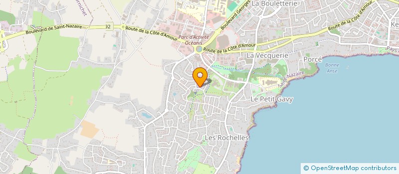 localisation de l'entreprise BK TRANSPORT à SAINT-NAZAIRE