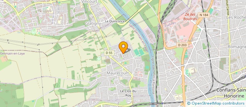 localisation de l'entreprise BK TRANSPORT  MAURECOURT