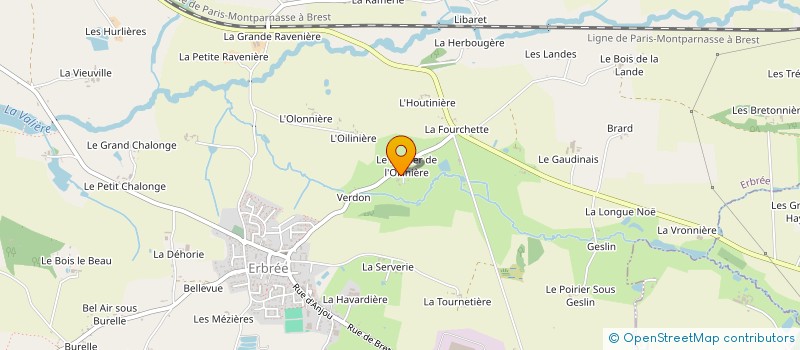 localisation de l'entreprise BK TRANSPORTS à CHANGE