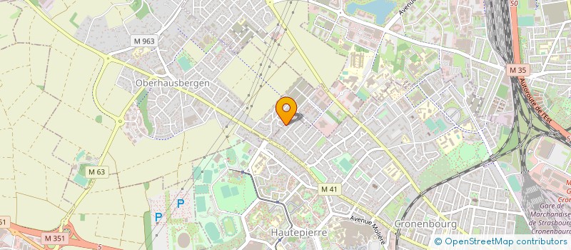 localisation de l'entreprise BK TRANSPORTS à STRASBOURG