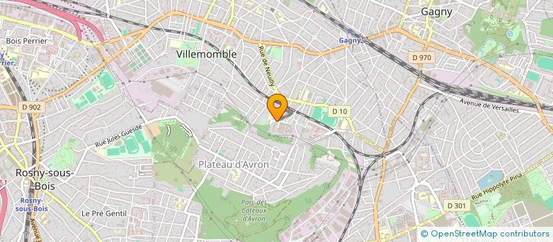 localisation de l'entreprise BK TRANSPORTS à VILLEMOMBLE