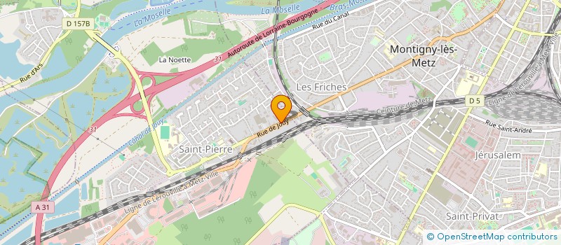 localisation de l'entreprise BK VINS SARL à MOULINS-LES-METZ