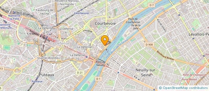 localisation de l'entreprise BK03 à COURBEVOIE