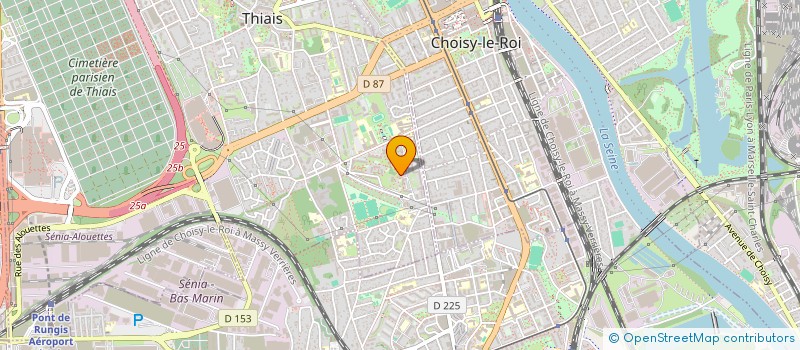 localisation de l'entreprise BK2 SERVICES  THIAIS