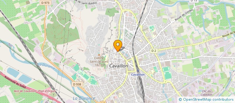 localisation de l'entreprise BK23  CAVAILLON