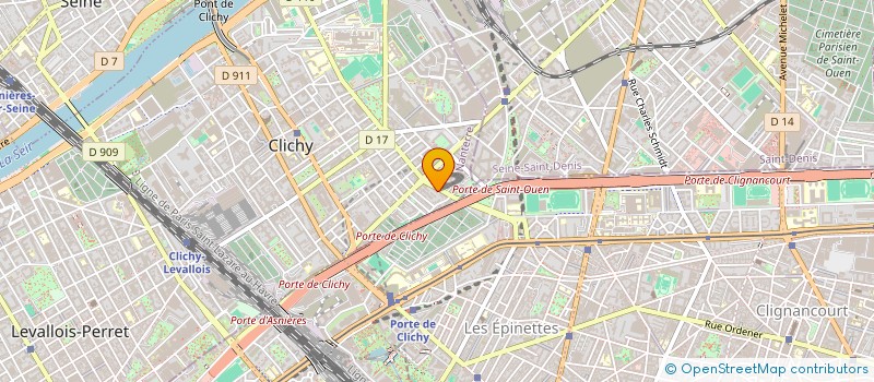 localisation de l'entreprise BKA CONSEIL à CLICHY