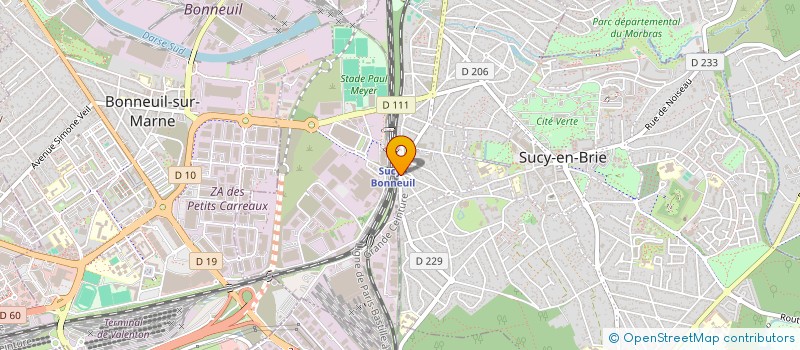 localisation de l'entreprise BKB  SUCY-EN-BRIE