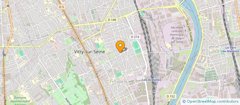 localisation de l'entreprise BKB PRESTIGE à VITRY-SUR-SEINE