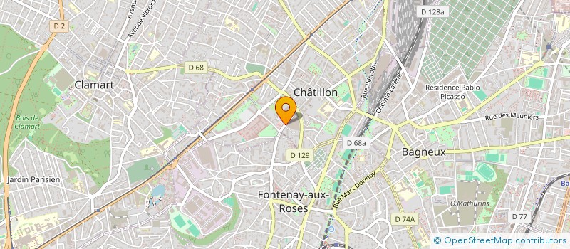 localisation de l'entreprise BKB UNO  CHATILLON