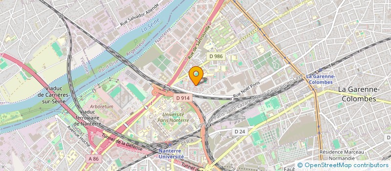 localisation de l'entreprise BKBIKE à NANTERRE