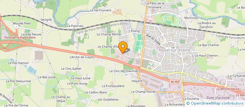 localisation de l'entreprise BKBJ 2  NOYAL-SUR-VILAINE
