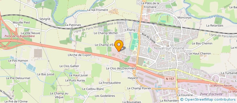localisation de l'entreprise BKBJ  NOYAL-SUR-VILAINE