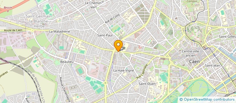 localisation de l'entreprise BKC à CAEN