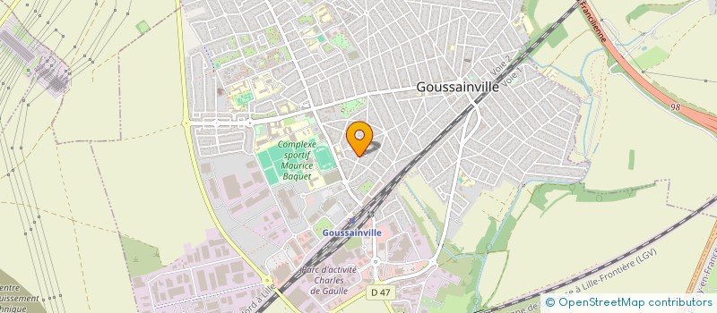 localisation de l'entreprise BKC  GOUSSAINVILLE