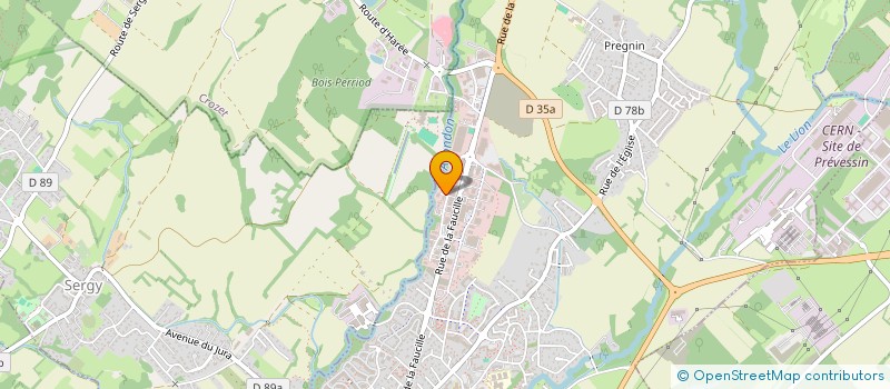 localisation de l'entreprise BKC SNACK 01  SAINT-GENIS-POUILLY