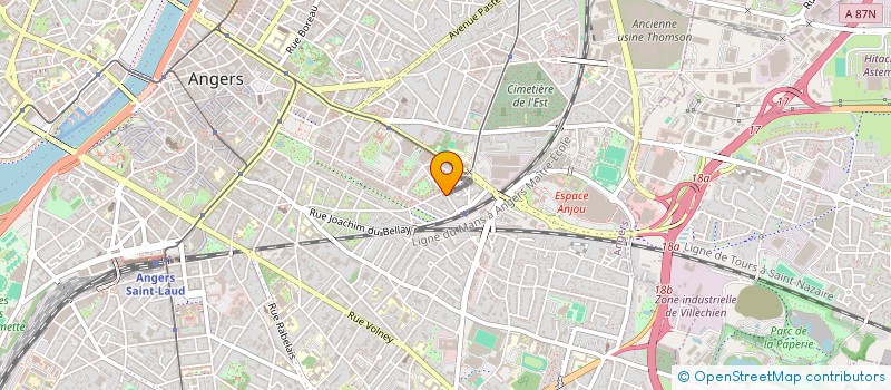 localisation de l'entreprise BKC STUDIO à ANGERS