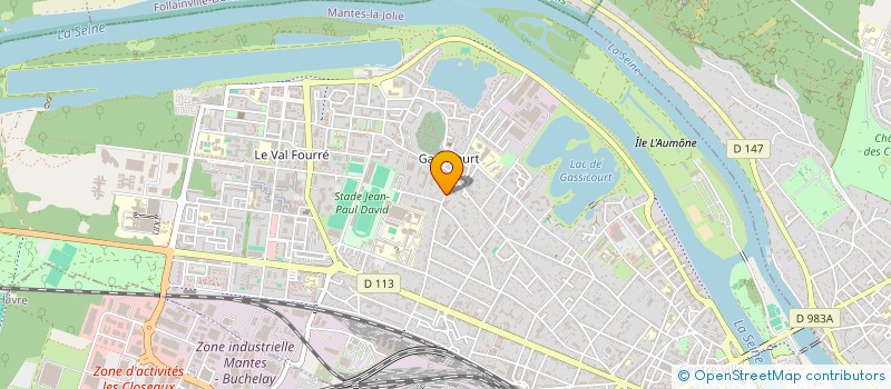 localisation de l'entreprise BKC TRANSPORT  MANTES-LA-JOLIE