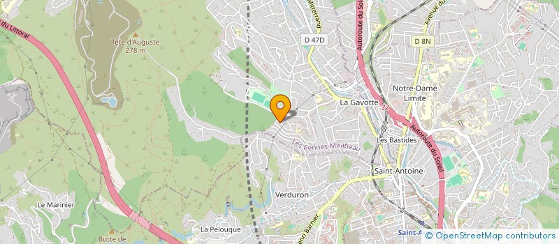 localisation de l'entreprise BKCOMM à LES PENNES-MIRABEAU