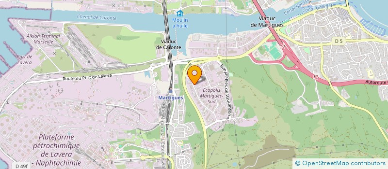 localisation de l'entreprise BKD 06  MARTIGUES