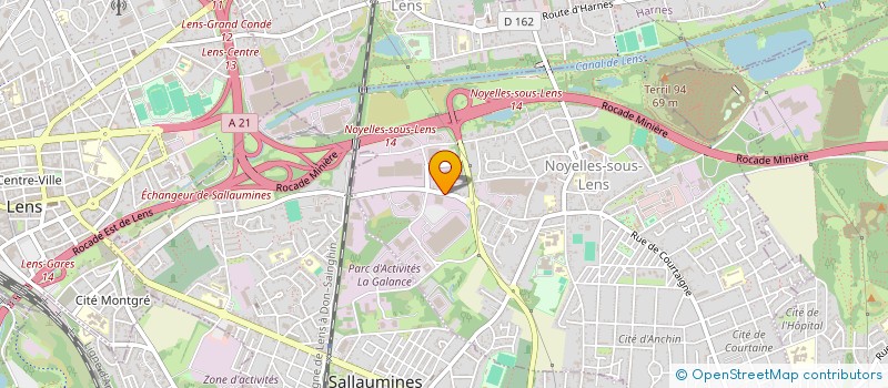 localisation de l'entreprise BKD CAR'S  NOYELLES-SOUS-LENS