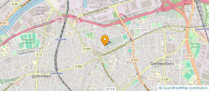 localisation de l'entreprise BKD CONSEIL  ASNIERES-SUR-SEINE