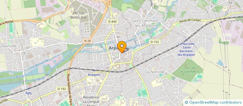 localisation de l'entreprise BKDO à ARPAJON