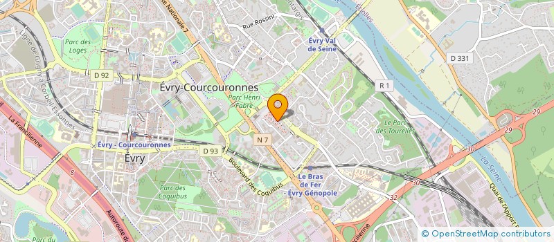localisation de l'entreprise BKE à EVRY-COURCOURONNES