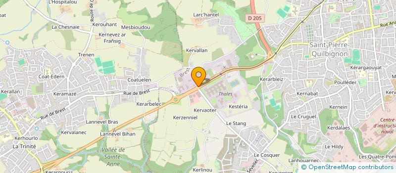 localisation de l'entreprise BKE à BREST