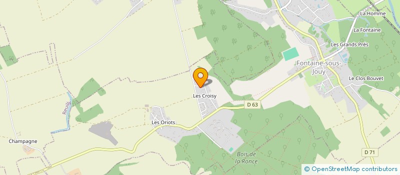 localisation de l'entreprise BKEEPER INVEST  FONTAINE-SOUS-JOUY