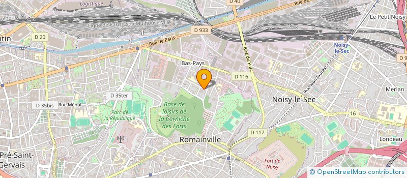 localisation de l'entreprise BKF à ROMAINVILLE