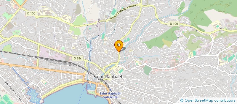 localisation de l'entreprise BKF à SAINT-RAPHAEL