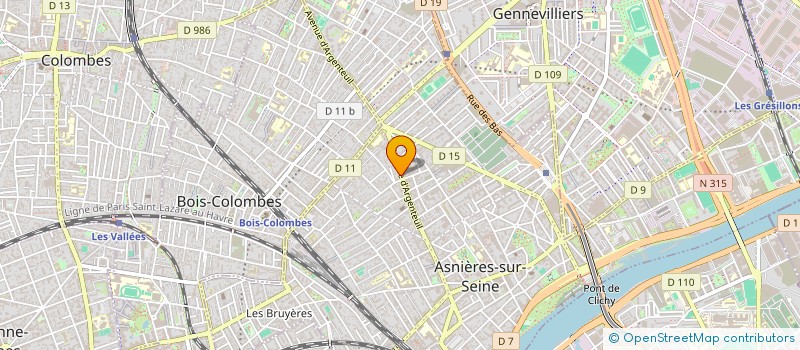 localisation de l'entreprise BKF ASNIERES à ASNIERES-SUR-SEINE