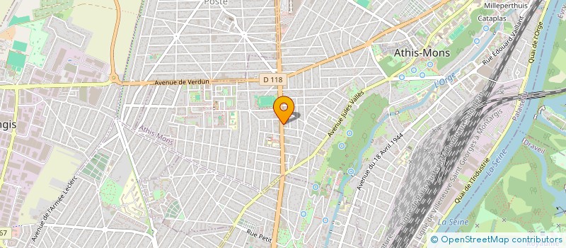 localisation de l'entreprise BKF ATHIS  ATHIS-MONS