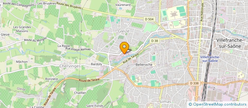 localisation de l'entreprise BKF CARROSSERIE à GLEIZE