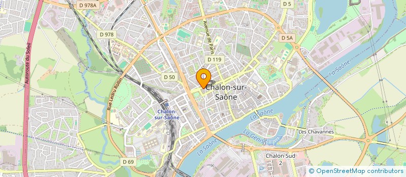 localisation de l'entreprise BKF CHALON  CHALON-SUR-SAONE