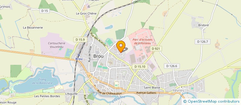 localisation de l'entreprise BKF ROTISSERIE à BROU