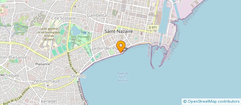 localisation de l'entreprise BKG  SAINT-NAZAIRE