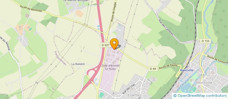 localisation de l'entreprise BKG INVESTISSEMENT  ESLETTES