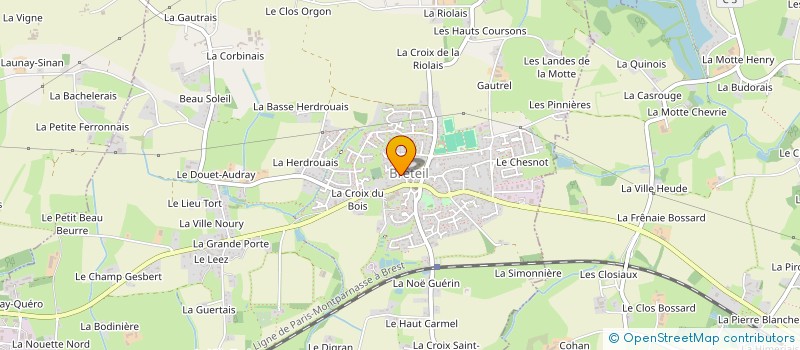 localisation de l'entreprise BKH  BRETEIL