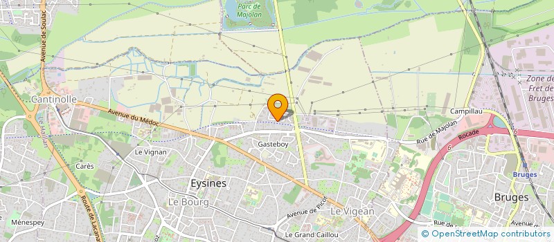 localisation de l'entreprise BKH IMMOBILIER  SAINT MEDARD EN JALLES