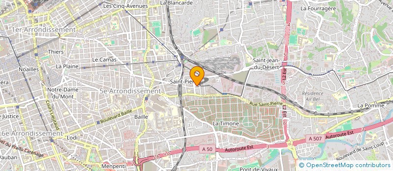 localisation de l'entreprise BKH OPTIQUE à MARSEILLE