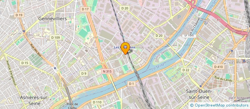 localisation de l'entreprise BKH PRESTA à ASNIERES-SUR-SEINE
